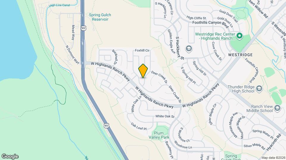 9907 Foxhill Cir Map and Location Details