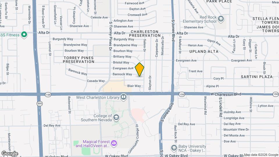 6208 Casada Way Map and Location Details