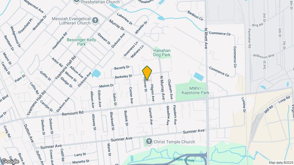 5744 Hoover Ave Map and Location Details