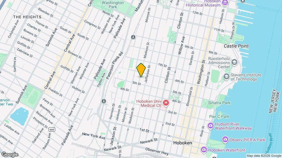 511 Madison St Map and Location Details