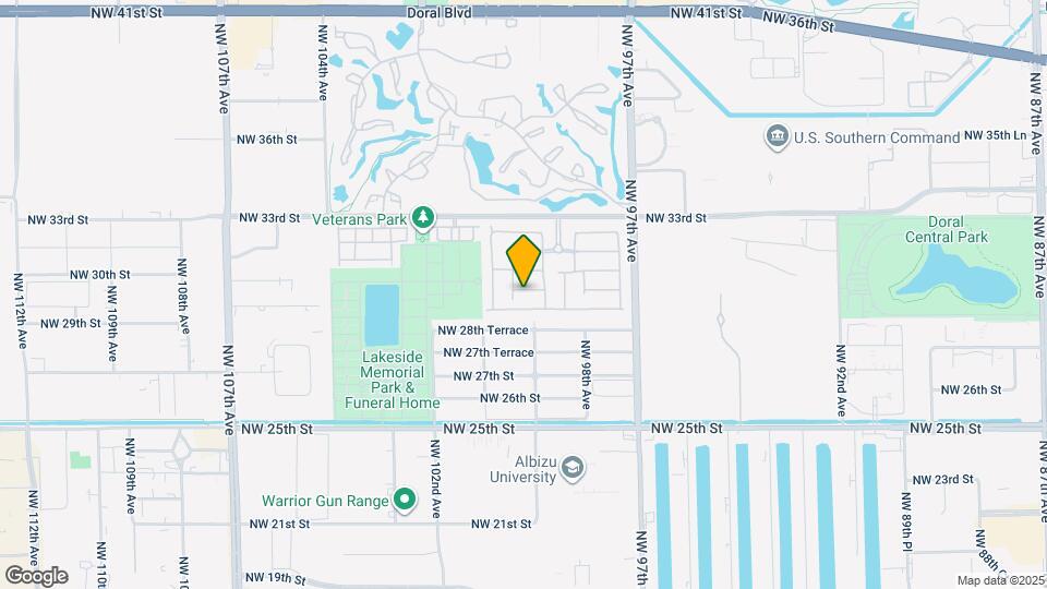 9928 NW 29th Ter Mapa y Detalles de la Ubicación