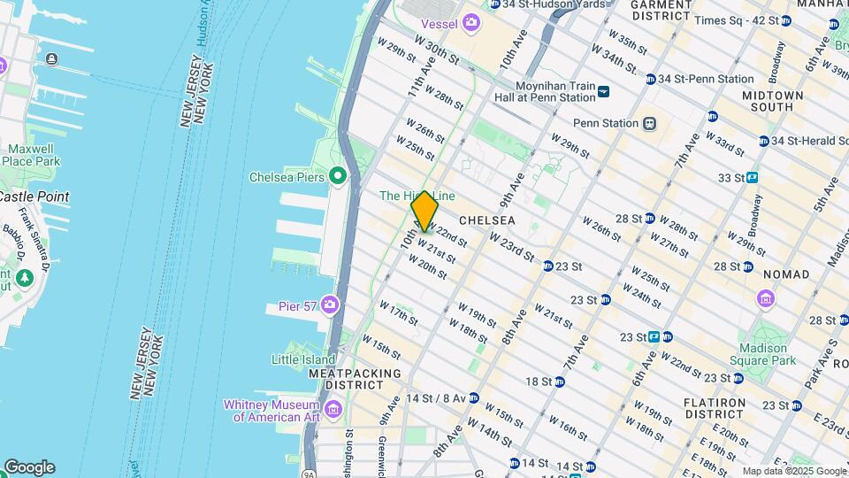 459 W 21st St Mapa y Detalles de la Ubicación