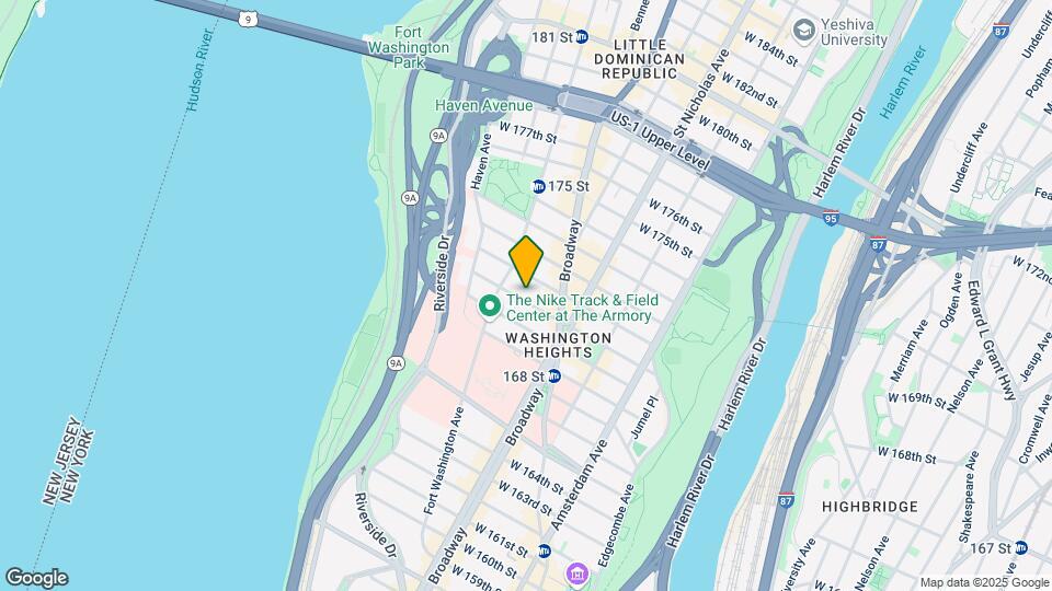 629 W 170th St Map and Location Details