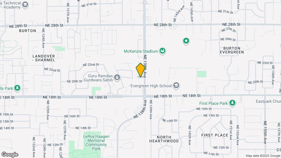 Evergreen Apartments Map and Location Details