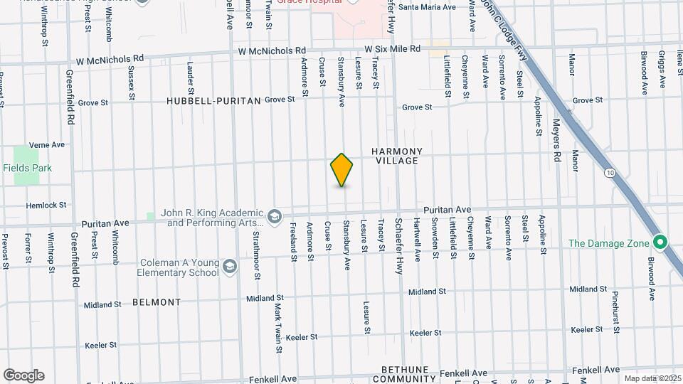 16157 Stansbury Ave Map and Location Details