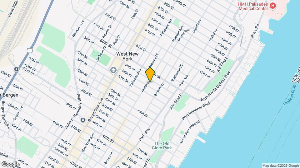 5806 Hudson Ave Map and Location Details