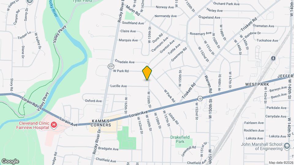 3640 W 159th St Map and Location Details