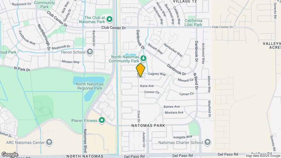 5012 Crest Dr Map and Location Details