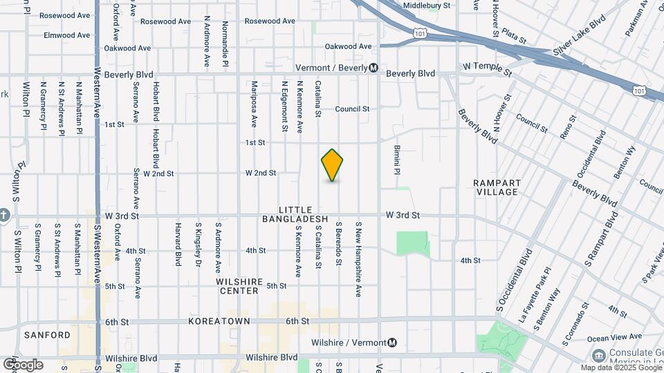 211 S Berendo St Map and Location Details