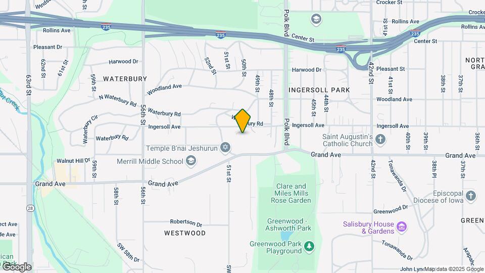 5008 Ingersoll Ave Map and Location Details