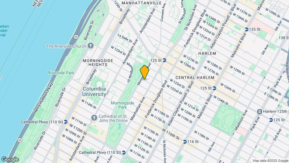 360 W 121st St Mapa y Detalles de la Ubicación