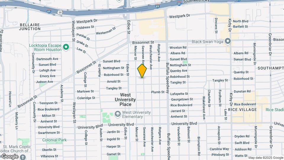 5712 Sewanee Ave Map and Location Details