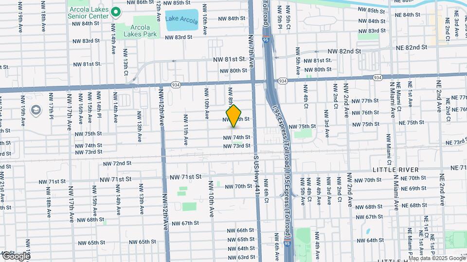 786 NW 75th St Map and Location Details
