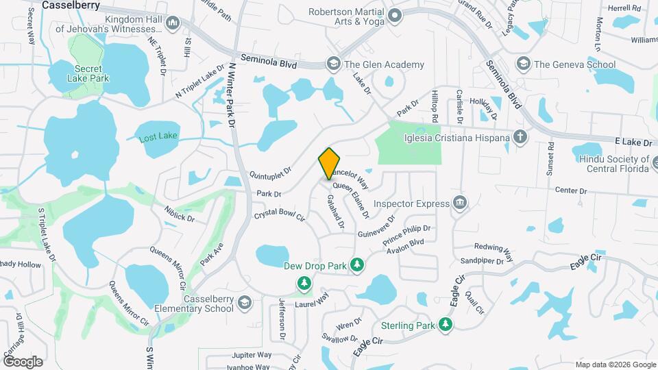 1111 Galahad Dr Map and Location Details