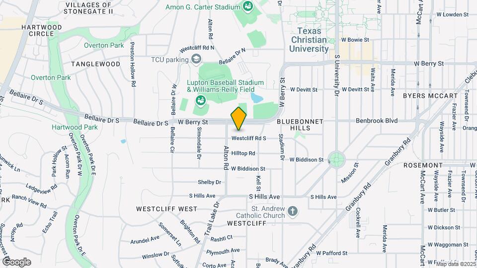 3538 Westcliff Rd S Map and Location Details