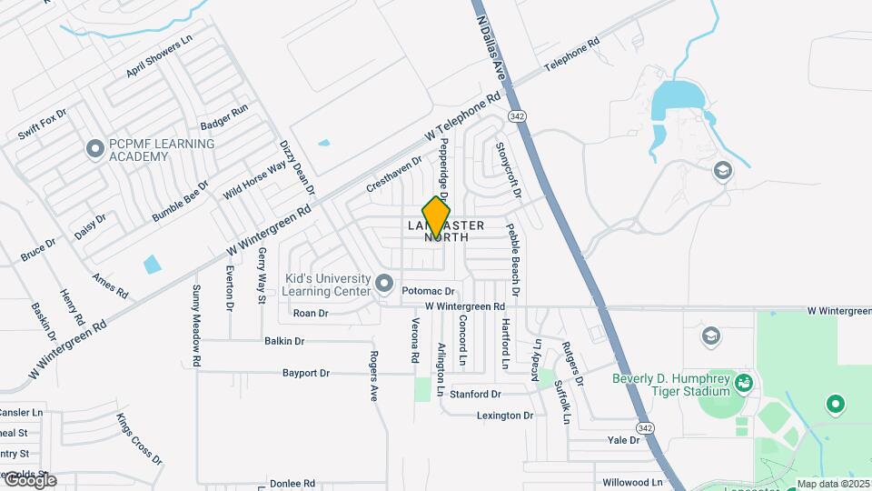906 Woodcrest Dr Mapa y Detalles de la Ubicación