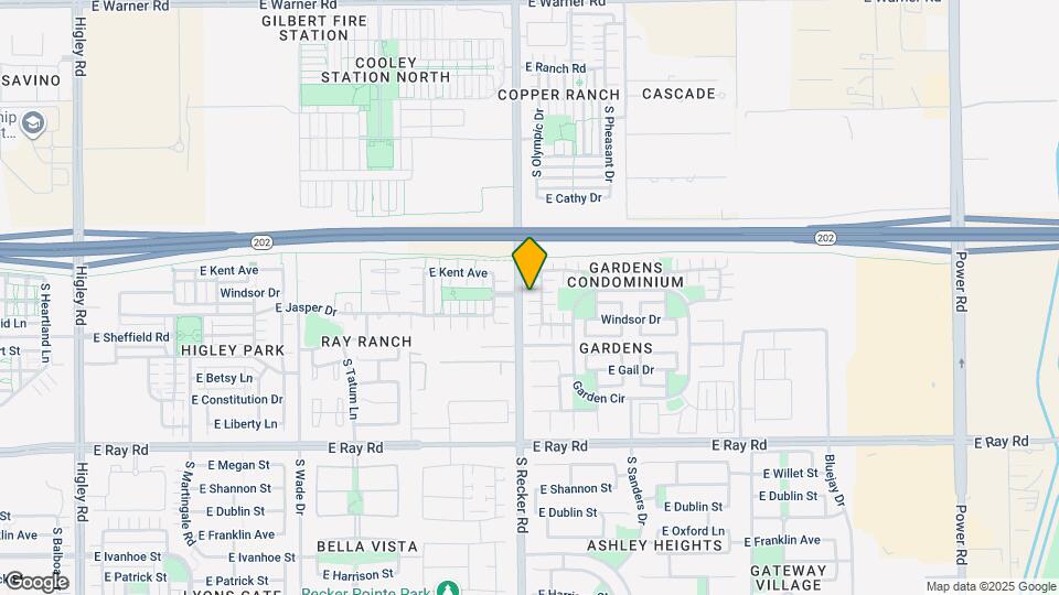 1340 S Sabino Dr Map and Location Details