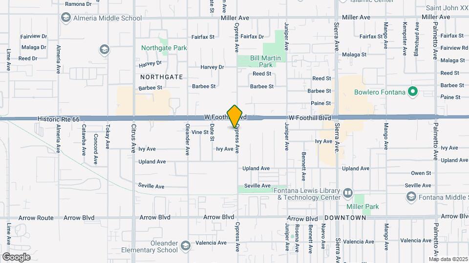 8148 Cypress Ave Map and Location Details