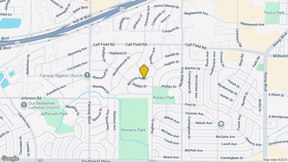 4409 McCrory Ave Mapa y Detalles de la Ubicación