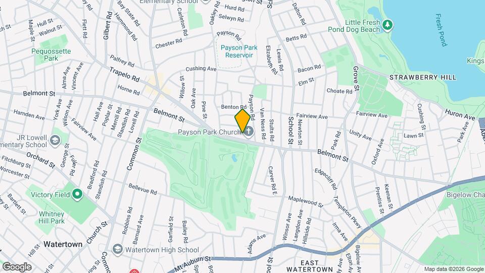 381 Belmont St, Unit 2 Map and Location Details