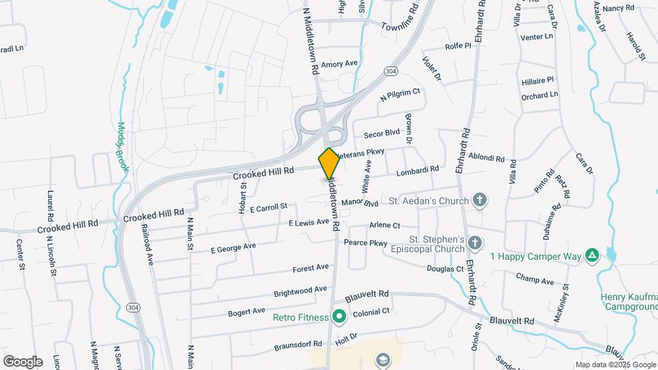 283 N Middletown Rd Map and Location Details