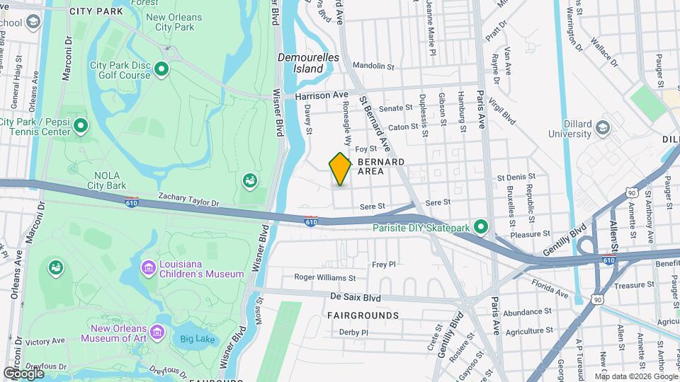 1222 St Denis St Map and Location Details