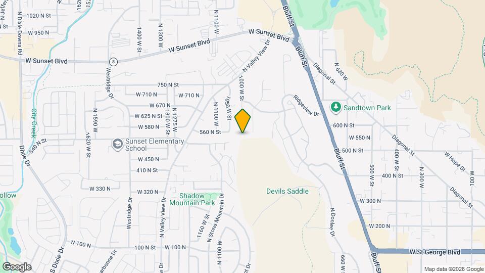 552 N 1000 W Map and Location Details