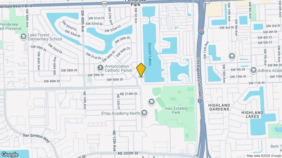 219 W Lake Dr Map and Location Details