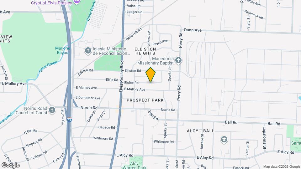 1455 Eloise Rd Map and Location Details