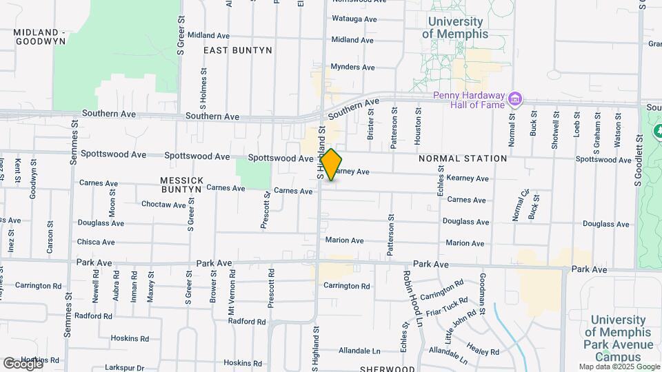3516 Carnes Ave Map and Location Details