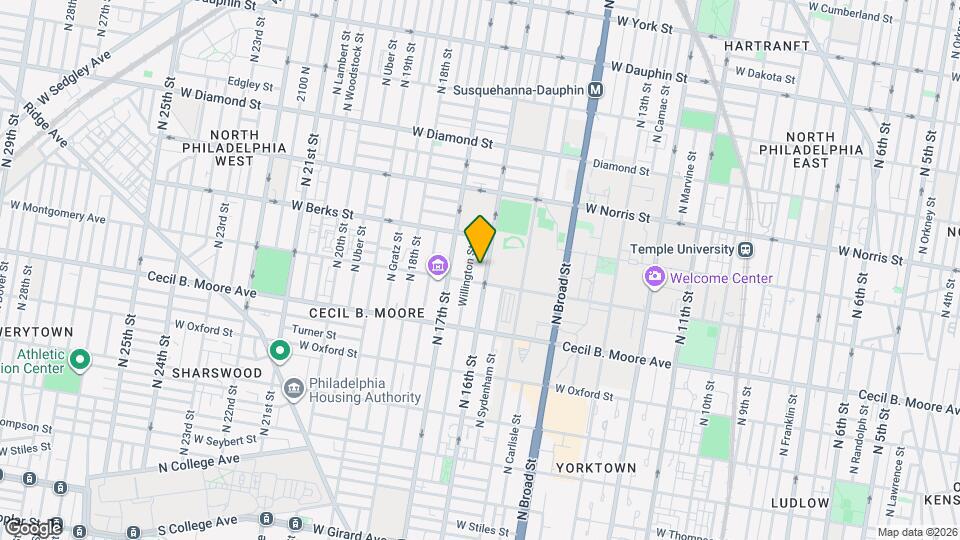 1812 N 16th St, Unit A Map and Location Details