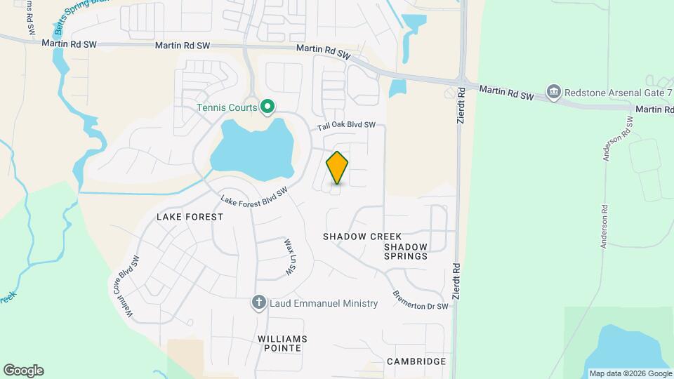5 Atherton Cir SW Map and Location Details