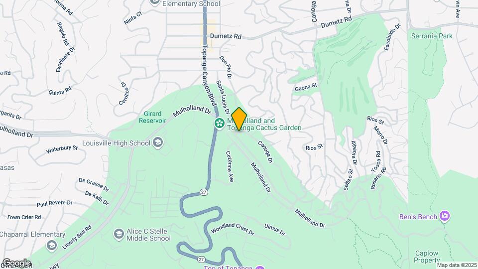 4571 Canoga Dr Map and Location Details
