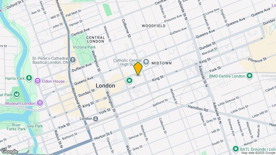 389 Dundas St Map and Location Details