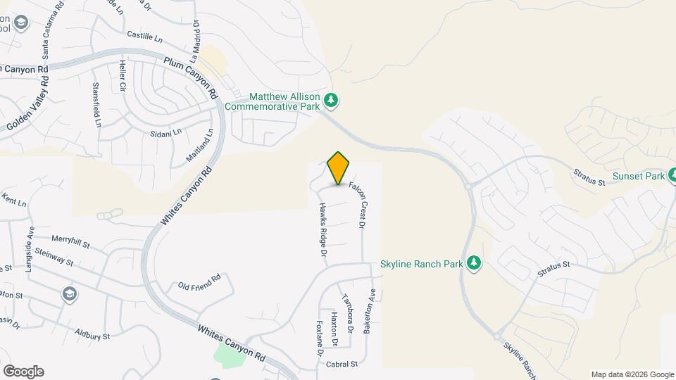 28479 Falcon Crest Dr Map and Location Details