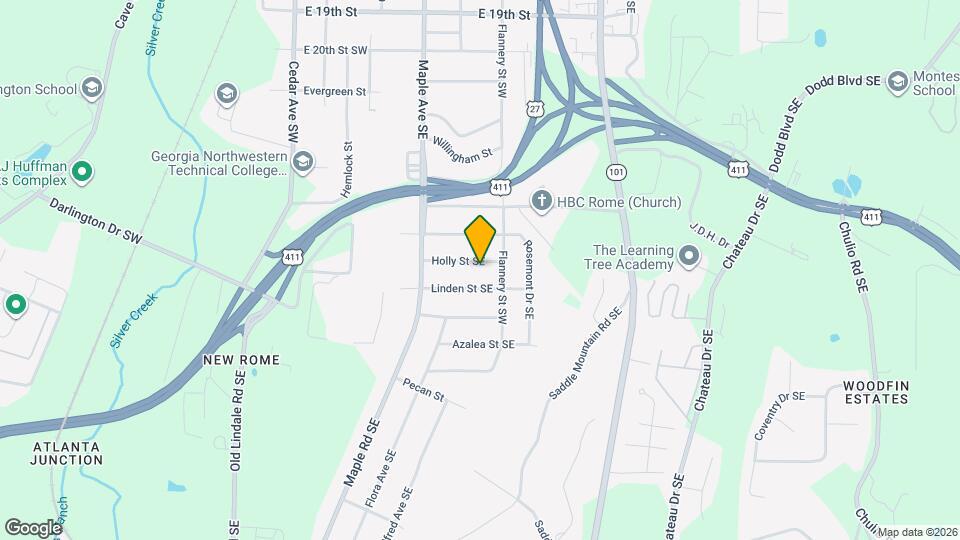 124 Holly St SE Map and Location Details