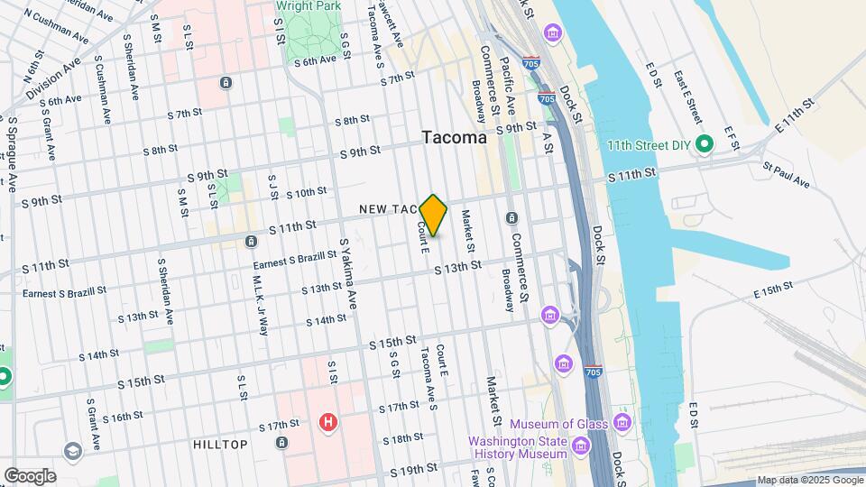 1134-1136 S Fawcett Ave Mapa y Detalles de la Ubicación