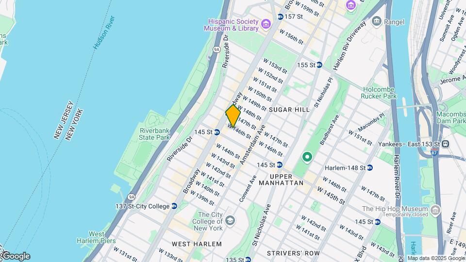 540 W 146th St Map and Location Details
