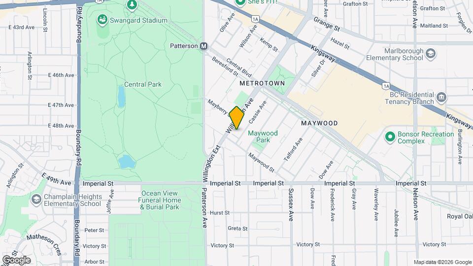 6468 Willingdon Av Map and Location Details