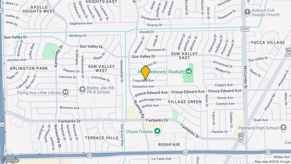 5140 Tropicana Ave Map and Location Details