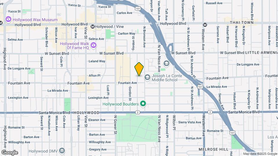 1316 Tamarind Ave Mapa y Detalles de la Ubicación