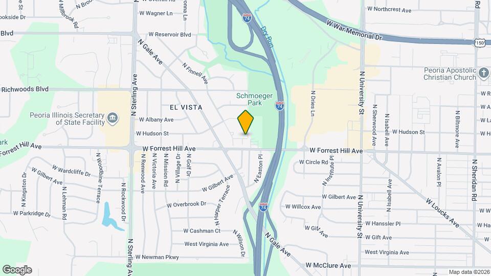 3119 N Western Ave Map and Location Details