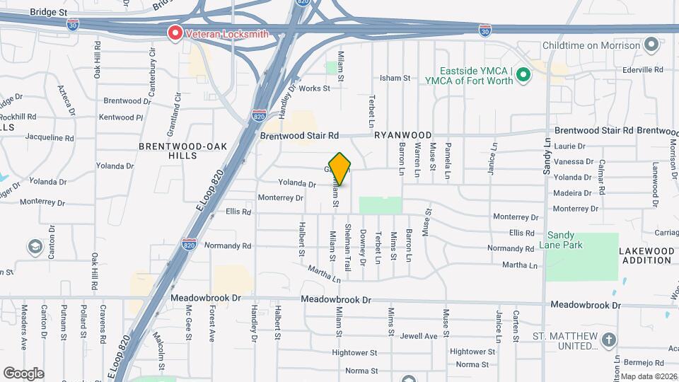 1905 Milam St Map and Location Details