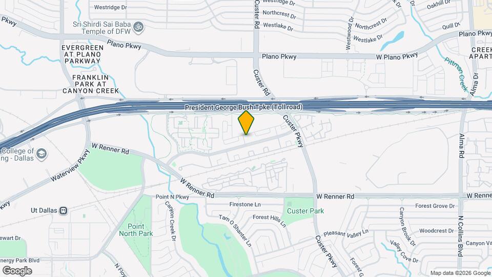 Hall Park at Richardson Apartments Mapa y Detalles de la Ubicación