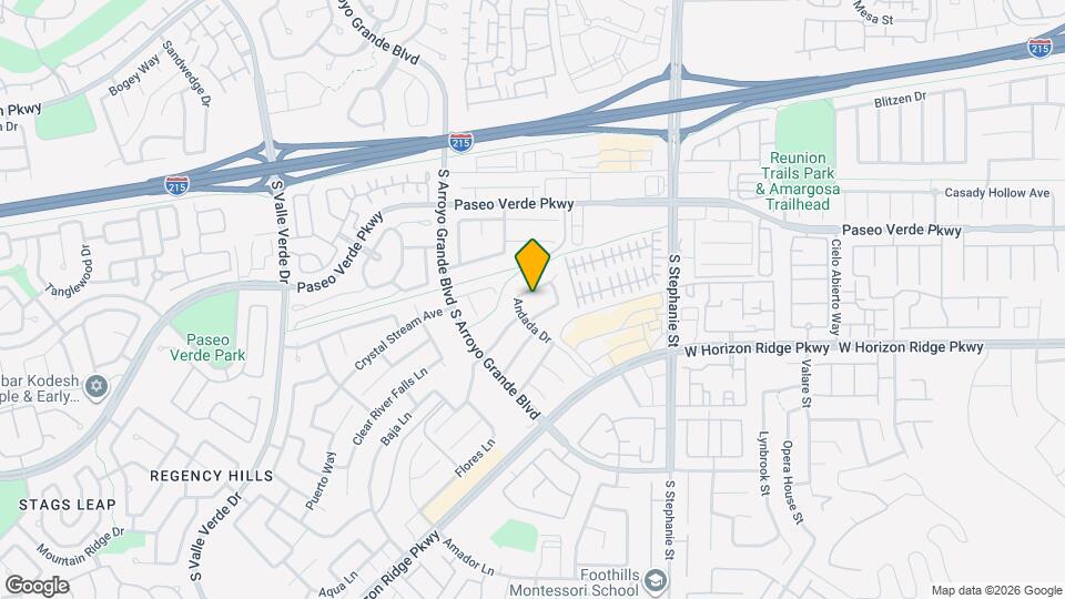 1465 Verde Triandos Dr Map and Location Details