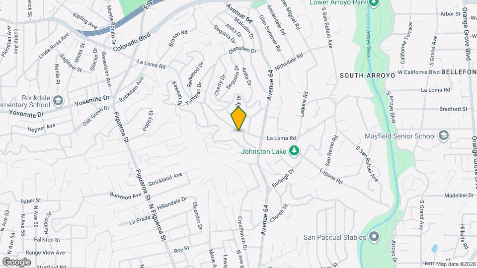 1450 La Loma Rd Mapa y Detalles de la Ubicación