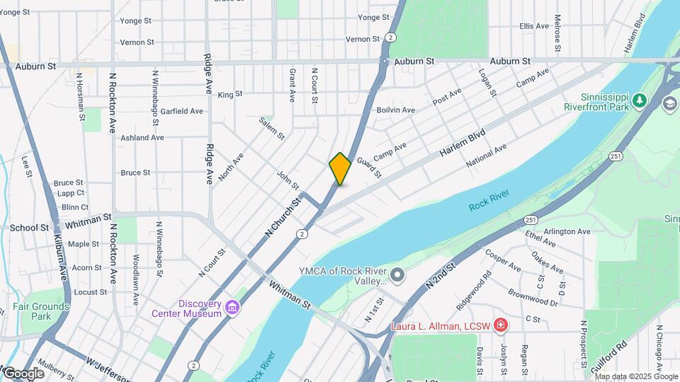 1133-1135 N Main St Map and Location Details