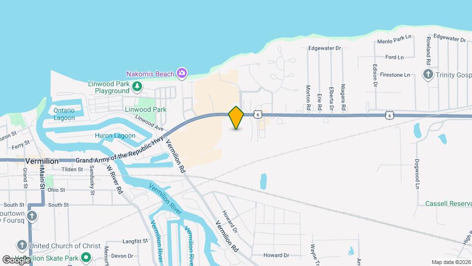 552 S Shore Ct Map and Location Details