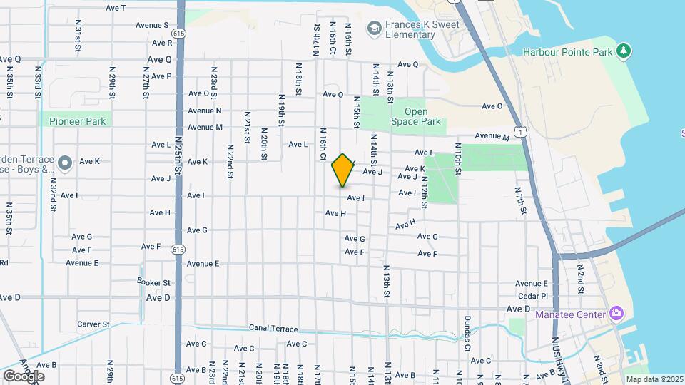 1002 N 16th St Map and Location Details