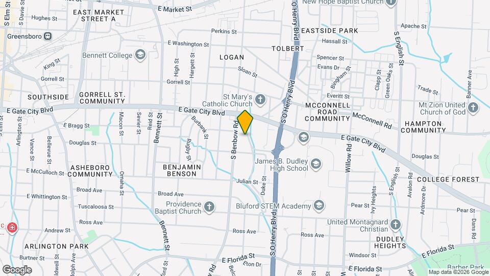 1006 East Side Dr Map and Location Details